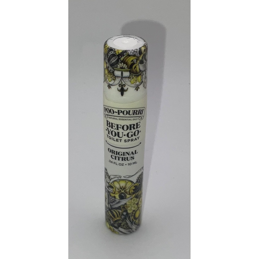 Poo Pourri Before You Go Toilet Spray Original Citrus 10ml Travel Size 4 Pack - Picture 3 of 3